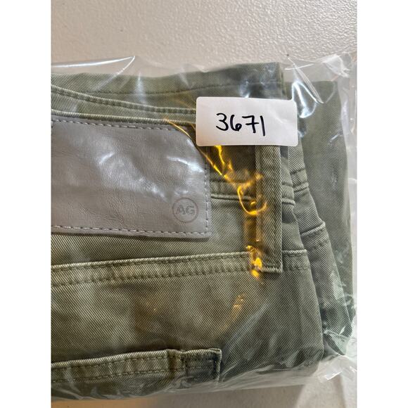 Adriano Goldschmied Graduate Pants Men's 38x34 Olive Green Tailored Leg Stretch - Picture 13 of 13